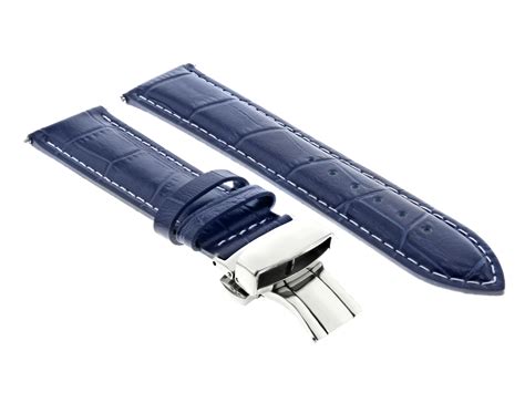 breitling blue face leather strap|genuine Breitling watch straps uk.